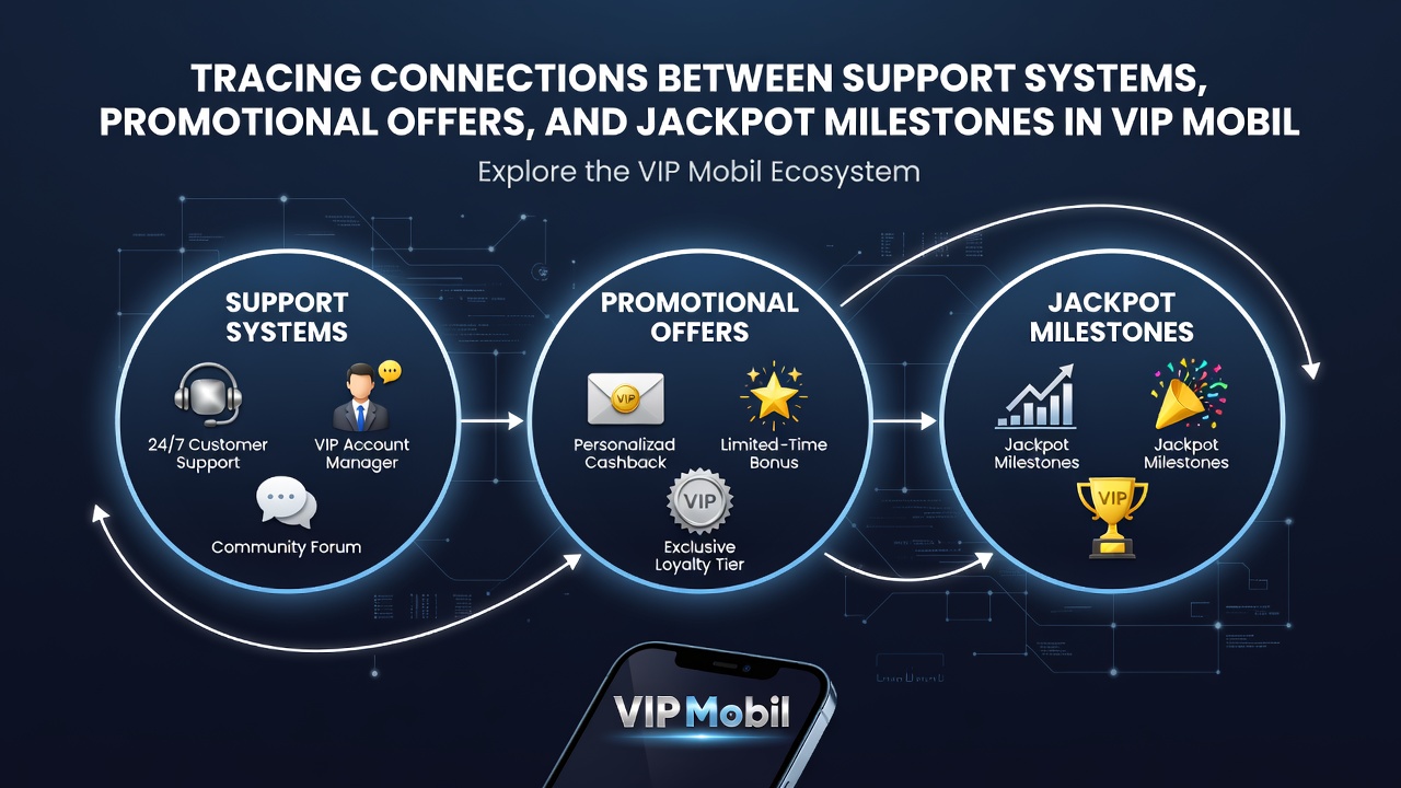 Darstellung von mobilen VIP-Tisch- und Slot-Sessions mit integrierten Jackpot-Meilensteinen